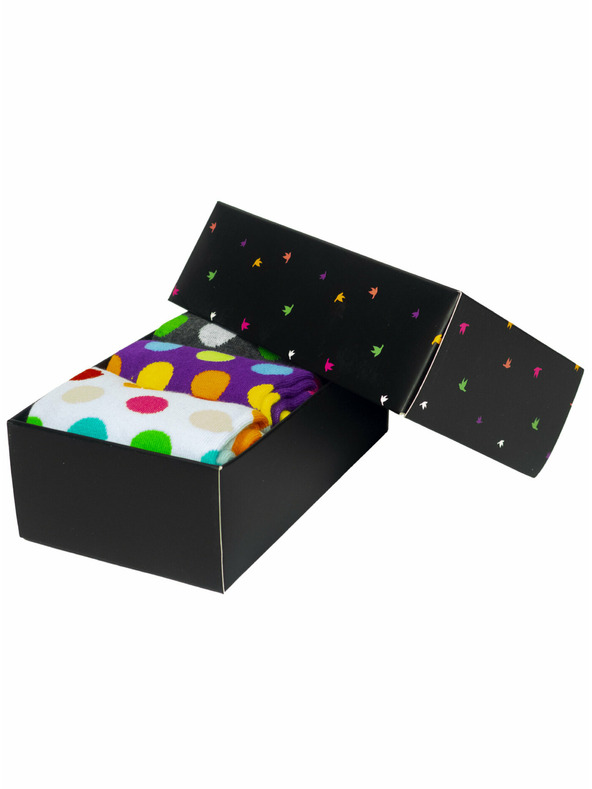 Meatfly Meatfly dámské ponožky Lt. Regular Dots Gift Pack | Mnohobarevná | Velikost