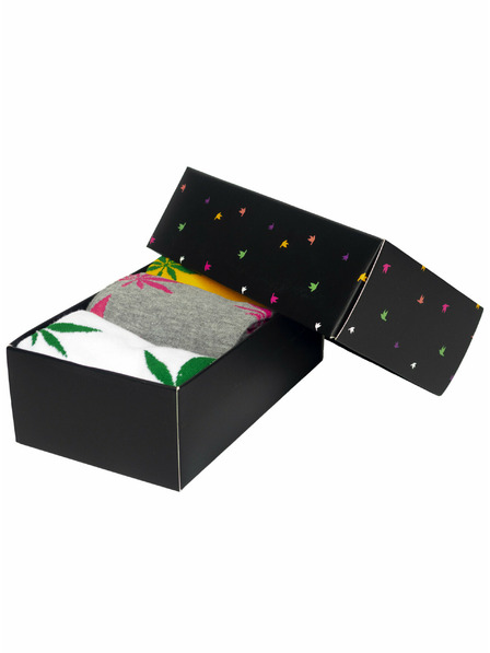 Meatfly Meatfly dámské ponožky Ganja Girl Gift Pack | Mnohobarevná | Velikost