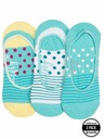 Meatfly Meatfly ponožky Low Socks Triple Pack Blue Stripe | Modrá | Velikost