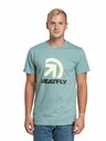 Meatfly Meatfly pánské tričko Dais Dusty Mint | Modrá | Velikost
