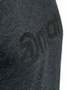 Meatfly Meatfly pánské tričko Striped Logo Charcoal Heather | Šedá | Velikost
