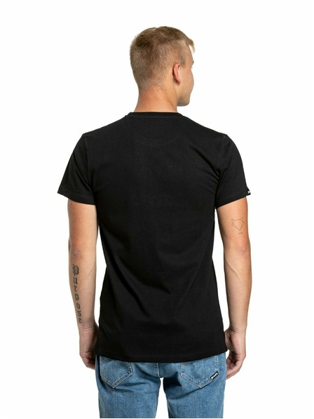 Meatfly Meatfly pánské tričko Logex Grey/Black | Šedá | Velikost S | 100% bavlna