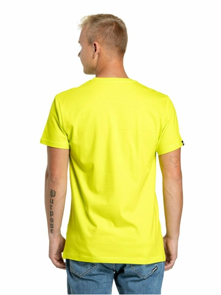 Meatfly Meatfly pánské tričko Dais Safety Yellow | Žlutá | Velikost