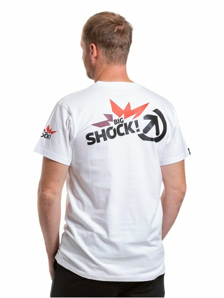 Meatfly Meatfly pánské tričko Big Shock Teamup White | Bílá | Velikost