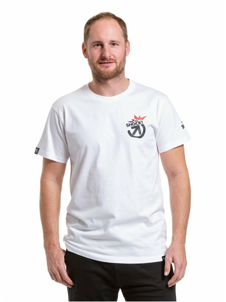 Meatfly Meatfly pánské tričko Big Shock Teamup White | Bílá | Velikost