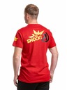 Meatfly Meatfly pánské tričko Big Shock Teamup Dark Red | Červená | Velikost