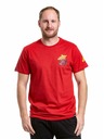 Meatfly Meatfly pánské tričko Big Shock Teamup Dark Red | Červená | Velikost