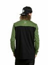 Meatfly Meatfly pánské tričko s dlouhým rukávem Judgement Olive/Black | Zelená | Velikost