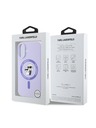 Karl Lagerfeld Karl Lagerfeld Liquid Silicone Karl and Choupette MagSafe Zadní Kryt pro iPhone 16 Purple