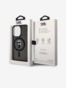 Karl Lagerfeld IML Ikonik MagSafe Zadní Kryt pro iPhone 15 Pro Black Karl Lagerfeld