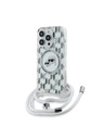 Karl Lagerfeld Karl Lagerfeld IML Monogram Crossbody K&CH Heads MagSafe Zadní Kryt pro iPhone 14 Pro Transparent