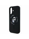 Karl Lagerfeld Karl Lagerfeld Liquid Silicone Karl and Choupette MagSafe Zadní Kryt pro iPhone 16 Black