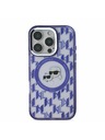 Karl Lagerfeld Karl Lagerfeld IML Monogram K&CH Heads MagSafe Zadní Kryt pro iPhone 16 Pro Purple