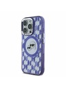 Karl Lagerfeld Karl Lagerfeld IML Monogram K&CH Heads MagSafe Zadní Kryt pro iPhone 16 Pro Purple