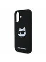 Karl Lagerfeld Karl Lagerfeld Liquid Silicone Choupette Head MagSafe Zadní Kryt pro iPhone 16 Black