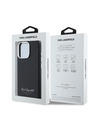 Karl Lagerfeld Karl Lagerfeld Grained PU Hotel RSG Zadní Kryt pro iPhone 16 Pro Black