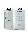 Karl Lagerfeld Karl Lagerfeld IML K&CH Heads Metal Frame MagSafe Zadní Kryt pro iPhone 16 Pro Transparent