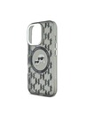 Karl Lagerfeld Karl Lagerfeld IML Monogram K&CH Heads MagSafe Zadní Kryt pro iPhone 16 Pro Max Black