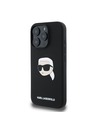 Karl Lagerfeld Karl Lagerfeld Liquid Silicone Karl Head MagSafe Zadní Kryt pro iPhone 16 Pro Max Black
