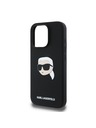 Karl Lagerfeld Karl Lagerfeld Liquid Silicone Karl Head MagSafe Zadní Kryt pro iPhone 16 Pro Max Black