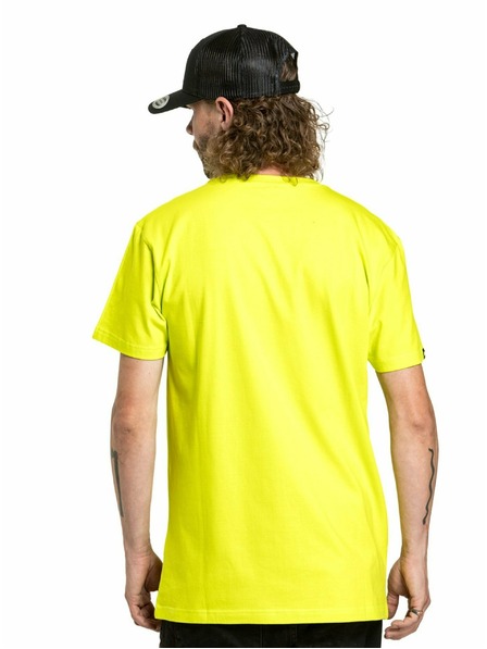 Meatfly Meatfly pánské tričko MF Logo Safety Yellow | Žlutá | Velikost