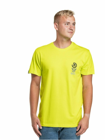 Meatfly Meatfly pánské tričko Phase Safety Yellow | Žlutá | Velikost
