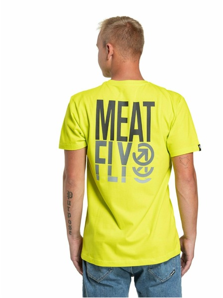 Meatfly Meatfly pánské tričko Phase Safety Yellow | Žlutá | Velikost