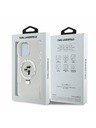 Karl Lagerfeld Karl Lagerfeld Ringstand Karl and Choupette MagSafe Zadní Kryt pro iPhone 16 Pro White