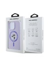 Karl Lagerfeld Karl Lagerfeld Liquid Silicone Karl and Choupette MagSafe Zadní Kryt pro iPhone 16 Pro Purple