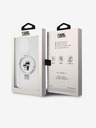 Karl Lagerfeld Ringstand Karl and Choupette MagSafe Zadní Kryt pro iPhone 15 Pro Max White Karl Lagerfeld
