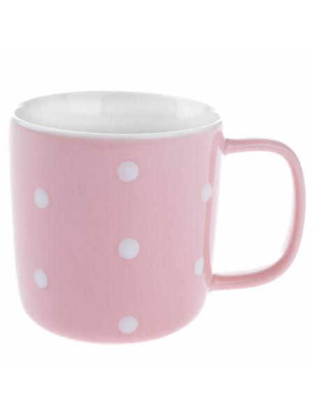 Casa de Engel Porcelánový hrnek, růžový s putníky, 370ml, 6/36
