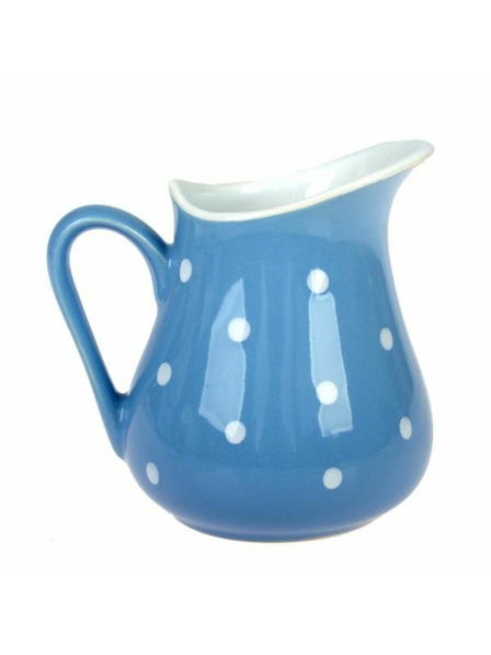 Casa de Engel Keramický džbán - sv.modrá s puntíky, 500ml, 6/24