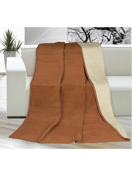 Bellatex Deka jednobarevná 200x230cm hnědá / béžová