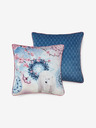 Hip Bedding 48 cm - Modrý vzorovaný oboustranný polštář Home Hip Kodiak