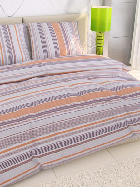 Kvalitex Francouzské bavlněné povlečení 220x200, 70x90cm VENTA béžová