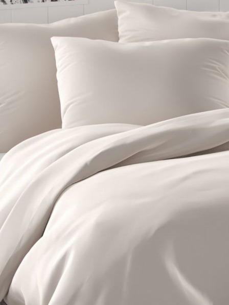 Kvalitex Saténové francouzské povlečení LUXURY COLLECTION 1+2, 220x200, 70x90cm bílé