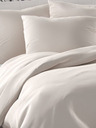 Kvalitex Saténové francouzské povlečení LUXURY COLLECTION 1+2, 220x200, 70x90cm bílé
