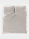 Kvalitex Saténové francouzské povlečení LUXURY COLLECTION 1+2, 220x200, 70x90cm bílé