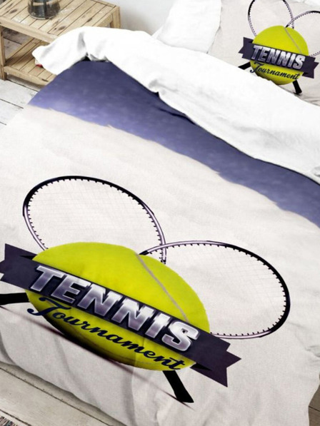 Kvalitex 3D povlečení 140x200, 70x90cm Tenis