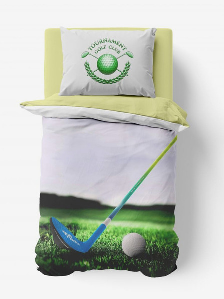 Kvalitex 3D povlečení 140x200, 70x90cm Golf