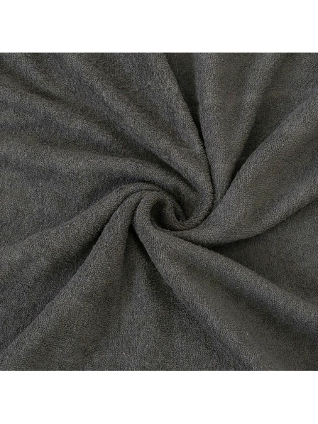 Kvalitex Froté prostěradlo dvojlůžko 180x200cm tmavě šedé Kvalitex