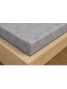 Kvalitex Saténové prostěradlo Luxury Collection 80x200cm Mramor fialový Kvalitex