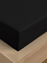 Kvalitex Saténové prostěradlo Luxury Collection 220x200cm černé Kvalitex