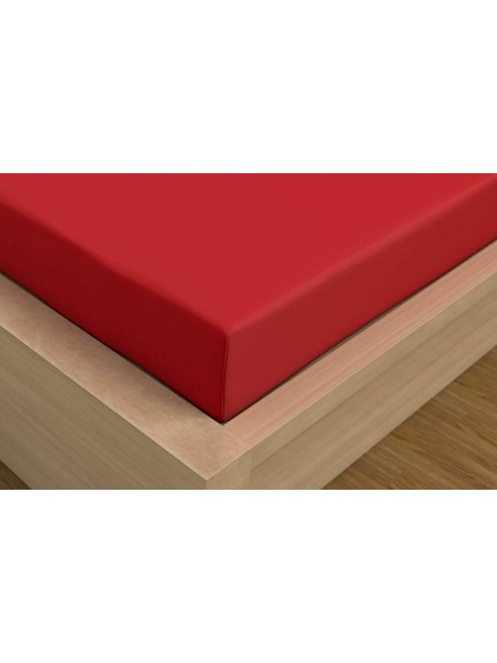 Kvalitex Saténové prostěradlo Luxury Collection 200x200cm červené Kvalitex