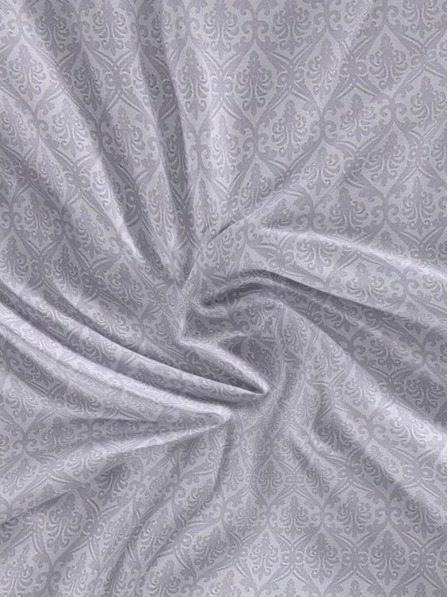 Kvalitex Saténové prostěradlo Luxury Collection 100x200cm Orient šedý Kvalitex