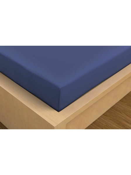 Kvalitex Saténové prostěradlo Luxury Collection 220x200cm tmavě modré Kvalitex