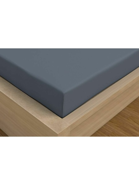 Kvalitex Saténové prostěradlo Luxury Collection 200x200cm tmavě šedé Kvalitex
