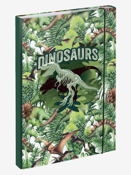 BAAGL  Zelené Desky na školní sešity A4 Dinosaurs Baagl
