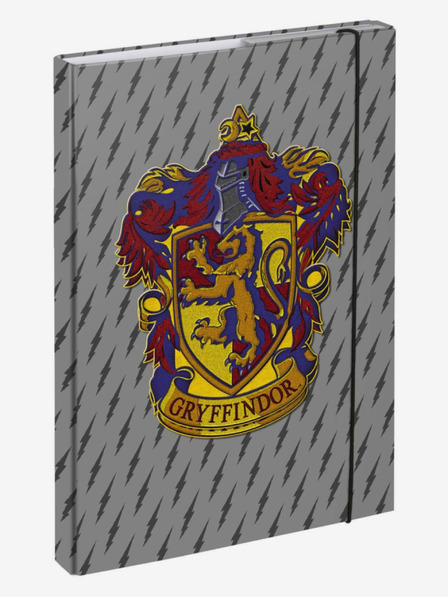 BAAGL  Šedé Desky na školní sešity A4 Harry Potter Nebelvír Erb Baagl