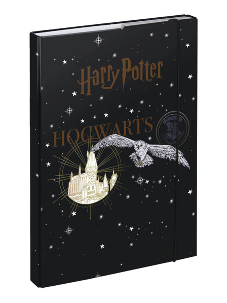 BAAGL  Černé Desky na školní sešity A4 Harry Potter Bradavice Erb Baagl